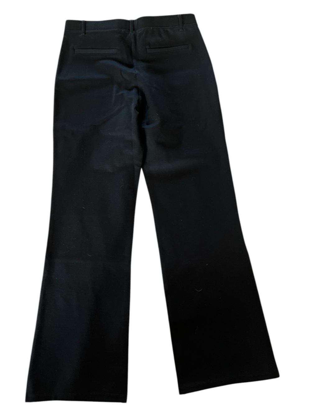 Quince Black Ponte Bootcut Pants Petite High Rise Stretch NWT Minimalist - Picture 2 of 7